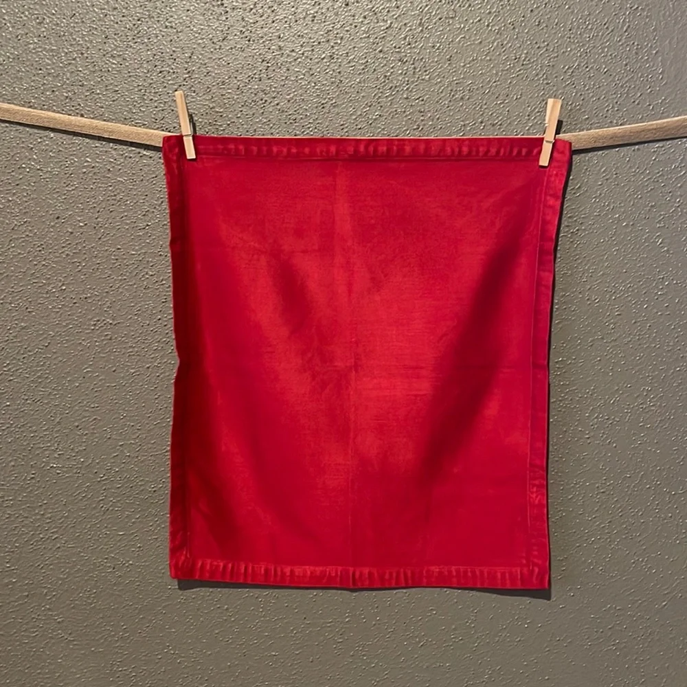 Crate and Barrel Gala Napkin- Red